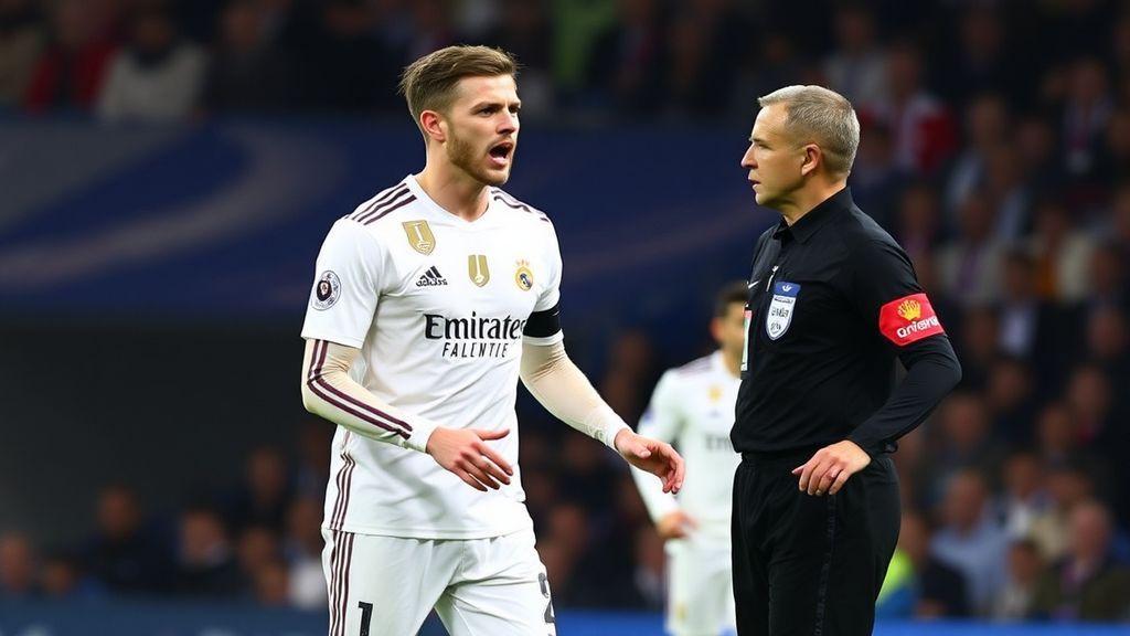 皇马欧冠争议红牌！主裁维契奇遭全队炮轰