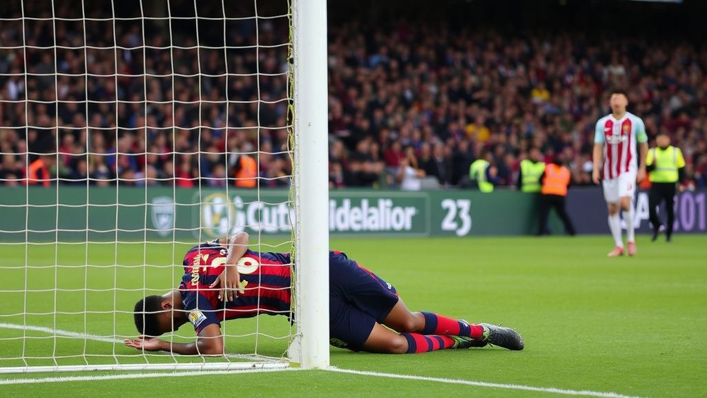 巴萨16岁天才伤退引爆三重危机！西甲争冠+世界杯征程悬了